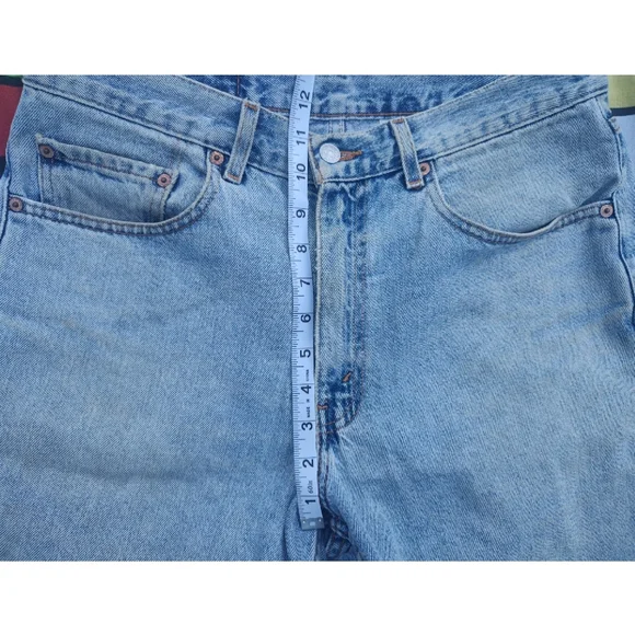 Vintage Levi jean shorts 550 high waisted size 31 distressed mom dad 90s y2k - Picture 3 of 10